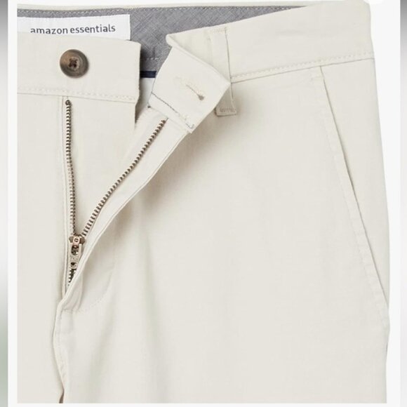New no tag Men's Athletic Fit Stretch Chino Pants - Picture 3 of 4